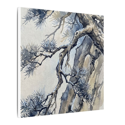 Moonlight Pine Tree Canvas Art - Japandi Seijaku