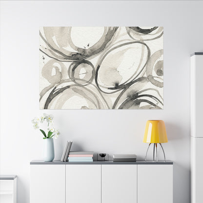 Handcrafted Feel Japandi Watercolor Canvas Art