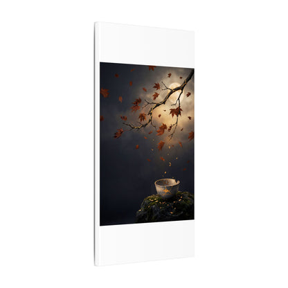 Moonlit Garden Gold Repair Canvas Art | Beautiful Kintsugi Art