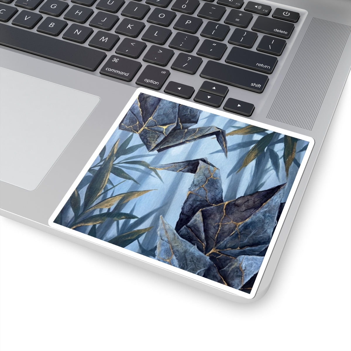 Paper Fold Summer Sticker | Kintsugi Artful Design Art Print