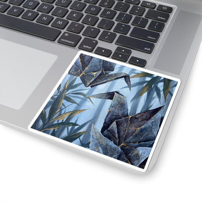 Paper Fold Summer Sticker | Kintsugi Artful Design Art Print