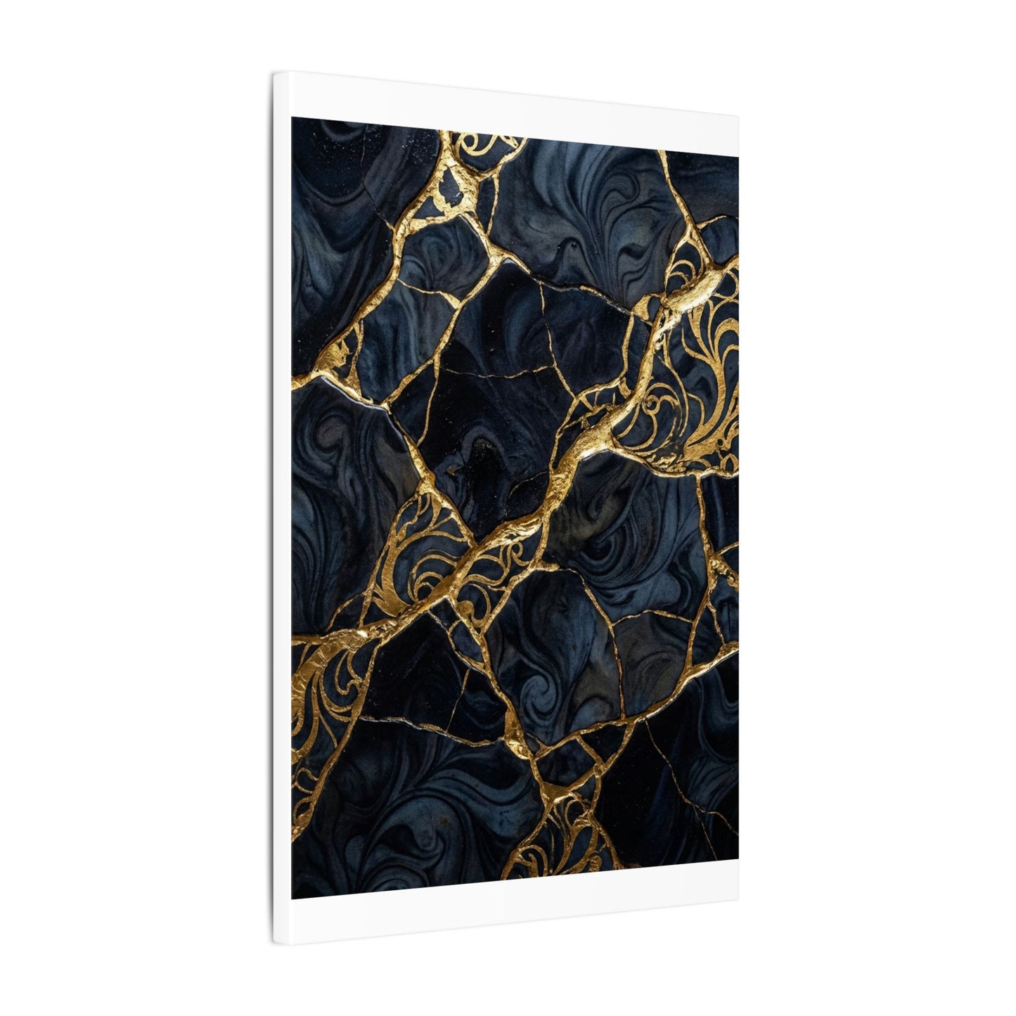 Kintsugi Gold Vein Canvas Art