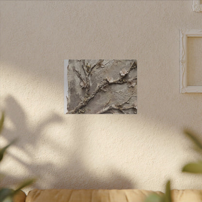 Summer Cherry Blossom Texture Canvas Art | Earthy Decor