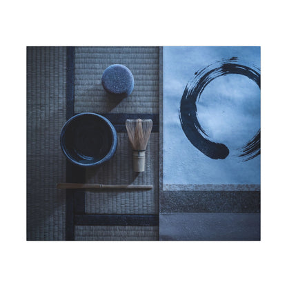 Tea Ceremony Enso Canvas Art | Calm Zen Art