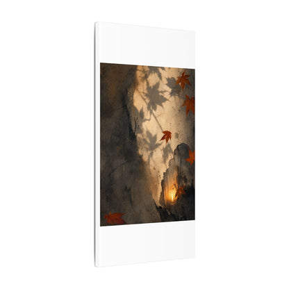 Shadow Play Texture Canvas Art | Neutral Japandi Art