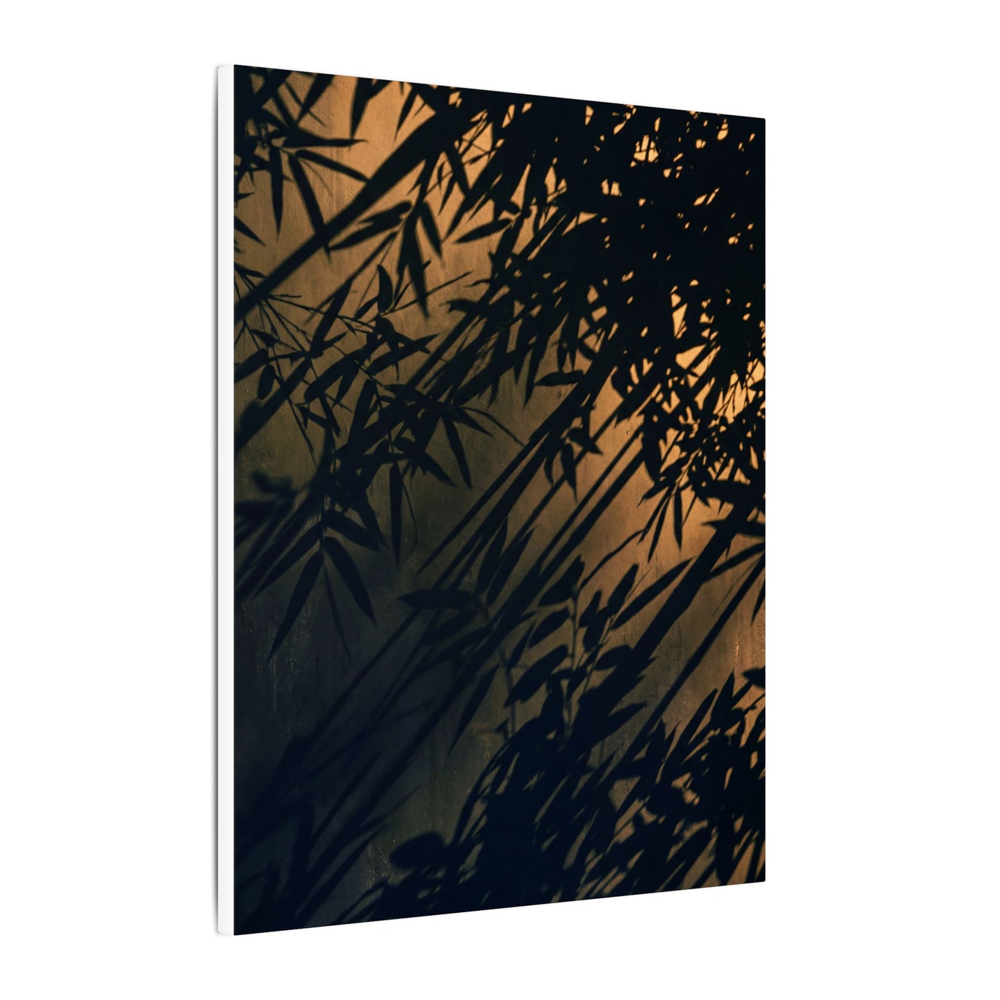 Sophisticated Shadow Play Canvas Art - Shadow Zen Dark Japandi