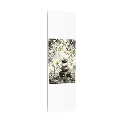 Spring River Stones Japanese Pattern Canvas Art | Elegant Decor