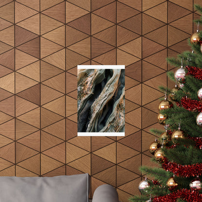 Silk Drape Texture Wall Art Print | Neutral Japandi Art