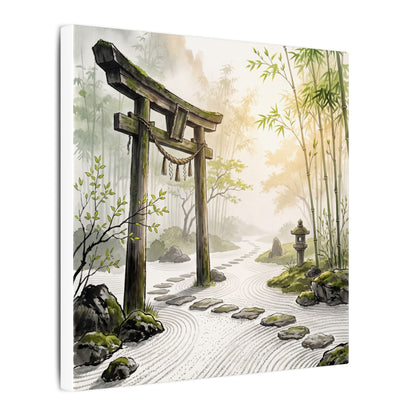 Peaceful Torii Gate Canvas Art - Karesansui Zen