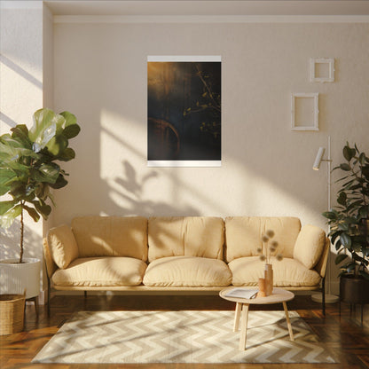 Spring Rust Patina Dark Texture Canvas Art | Moody Decor