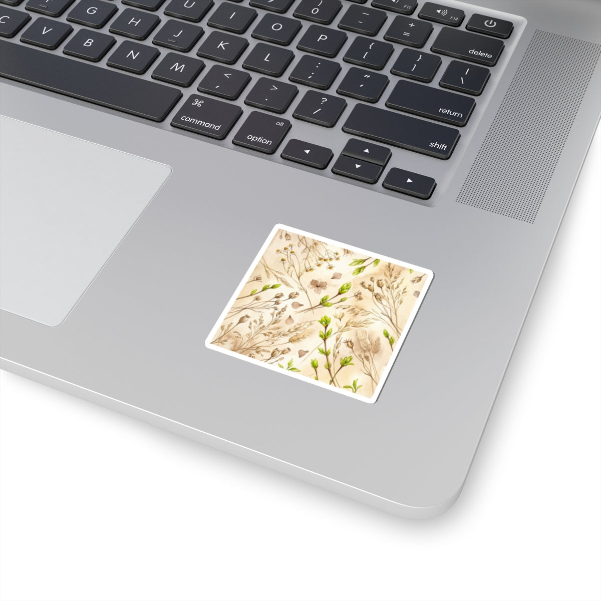 Kanso Dried Flowers Sticker - Japandi Watercolor