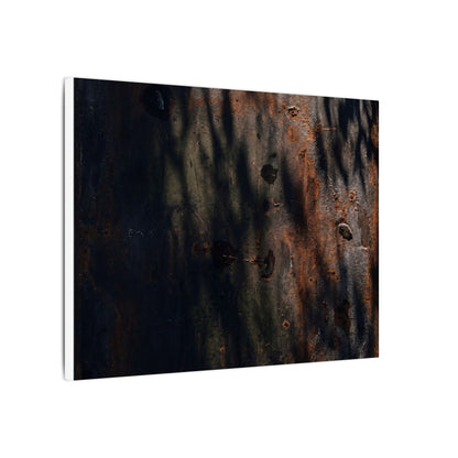 Rust Patina Shadow Zen Canvas Art | Luxurious Dark Japandi Art