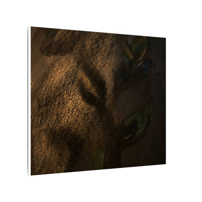 Candlelight Shadow Play Canvas Art - Dark Japandi Ma