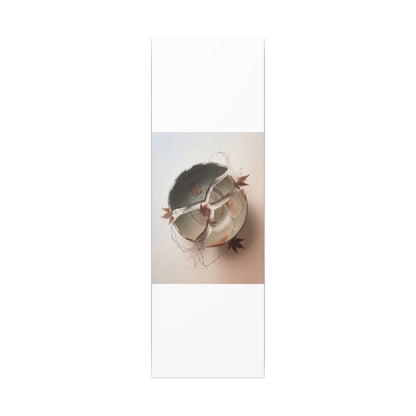 Dawn Ceramic Bowl Canvas Art - Japandi Fukinsei