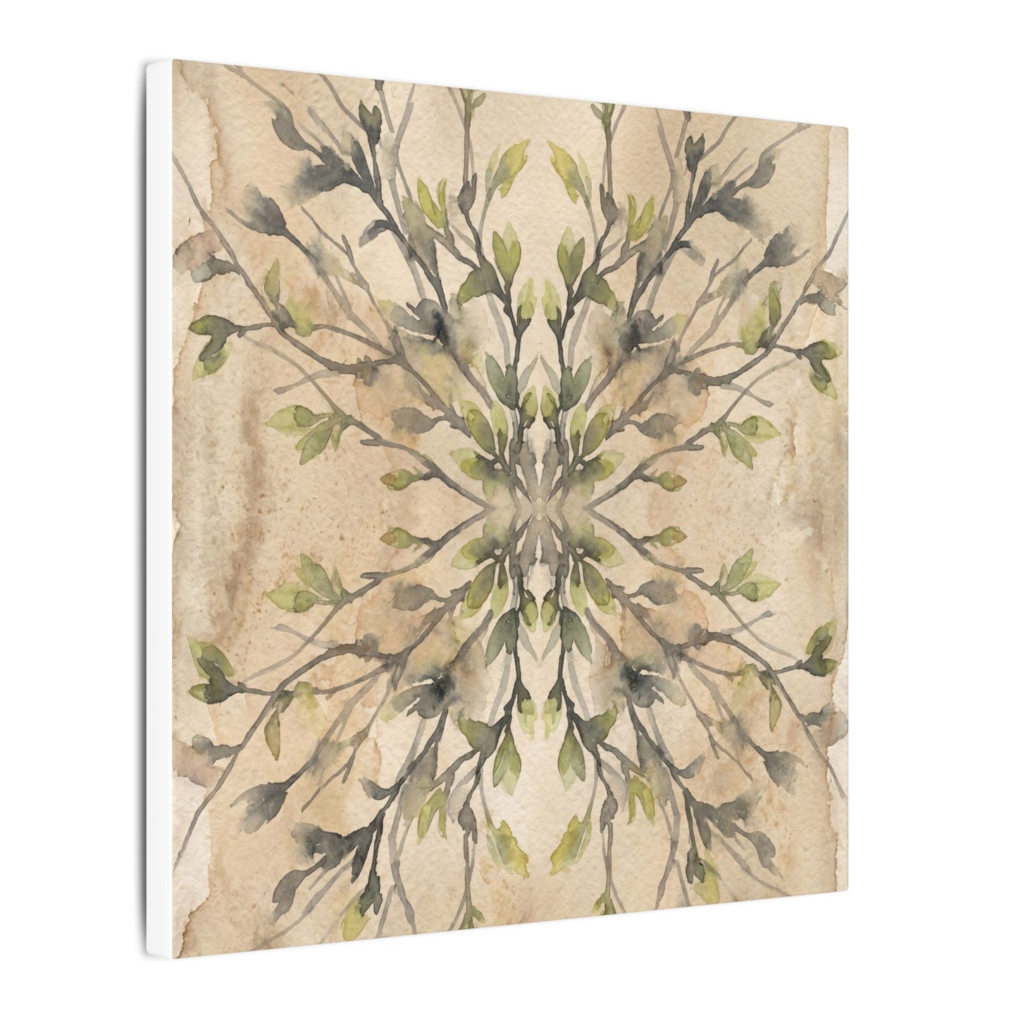 Shibui Shadow Play Canvas Art - Japandi Watercolor