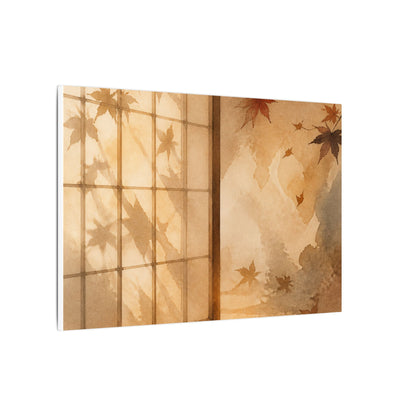 Candlelight Shoji Screen Canvas Art - Japandi Ma