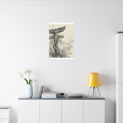 Torii Gate Summer Canvas Art | Zen Tranquil Design