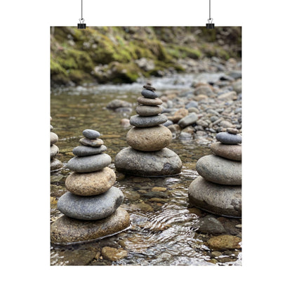 Bamboo Grove Winter Wall Art Print | Zen Peaceful Design