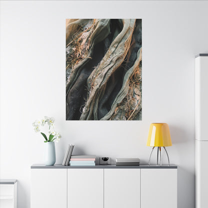 Silk Drape Winter Canvas Art | Japandi Cozy Design