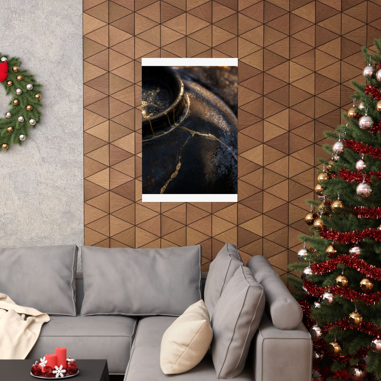 Winter Rust Patina Broken Beauty Wall Art Print | Artful Decor