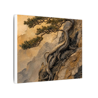 Summer Pine Tree Texture Canvas Art | Cozy Decor