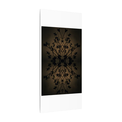 Golden Hour Shadow Play Canvas Art - Dark Japandi Seijaku