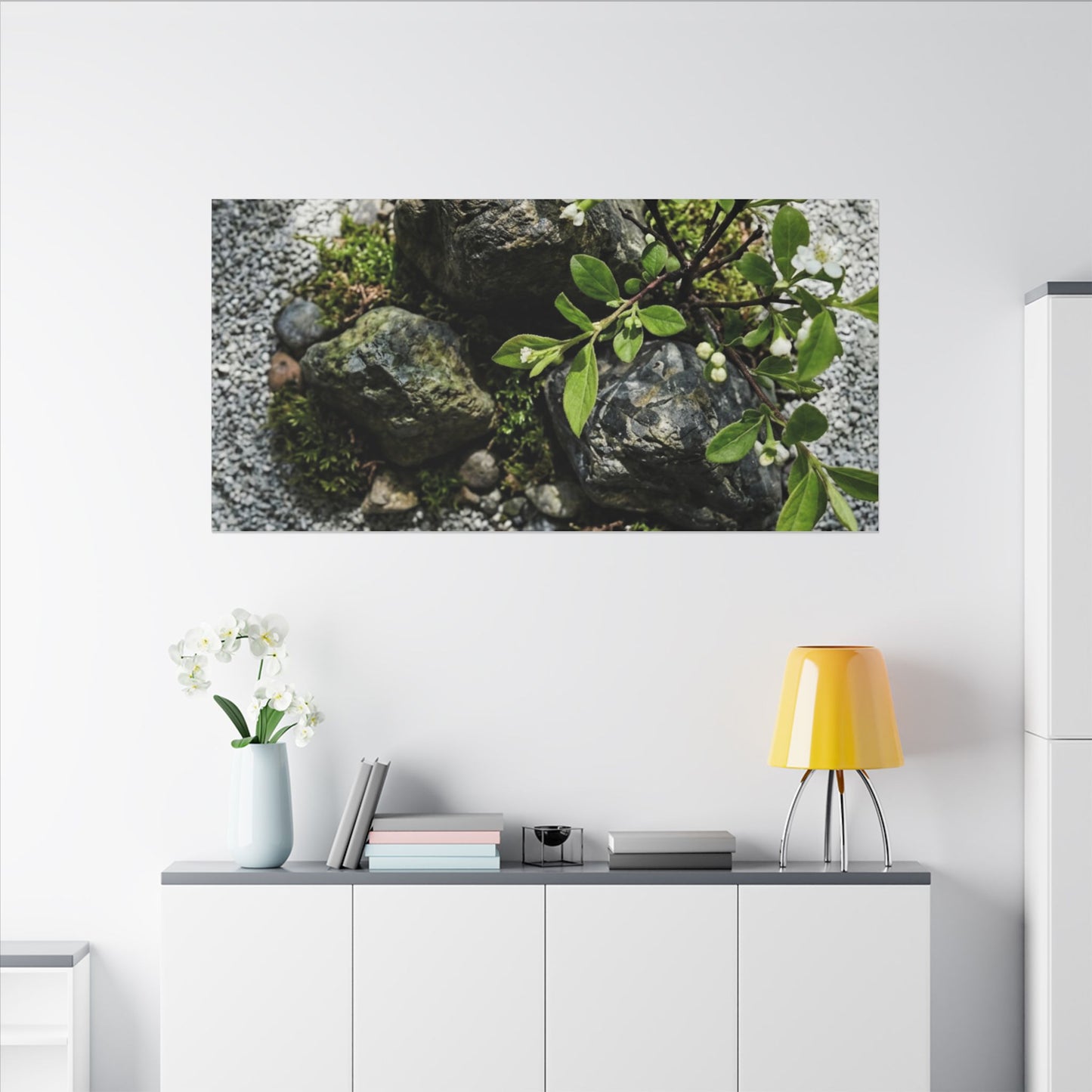 Zen Ceramic Bowl in Dappled | Karesansui Canvas Art