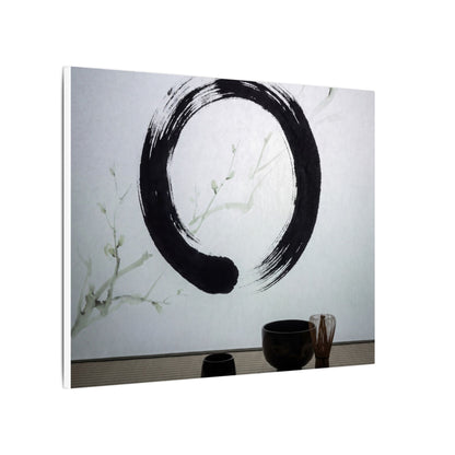 Tea Ceremony Enso Canvas Art | Peaceful Zen Art