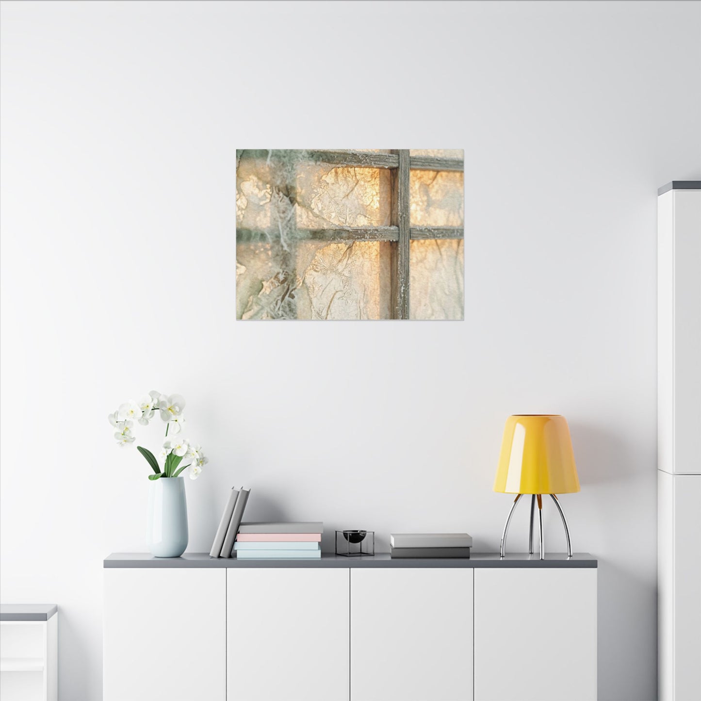 Ceramic Bowl Spring Canvas Art | Japandi Earthy Design