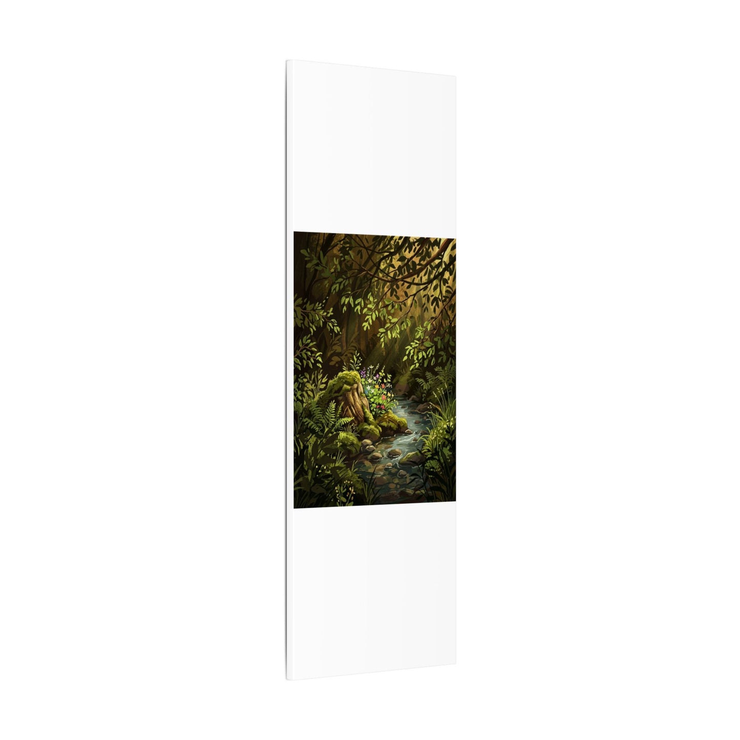 Golden Hour Silk Drape Canvas Art - Dark Japandi Datsuzoku