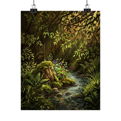 Spring Silk Drape Shadow Zen Wall Art Print | Luxurious Decor Art Print