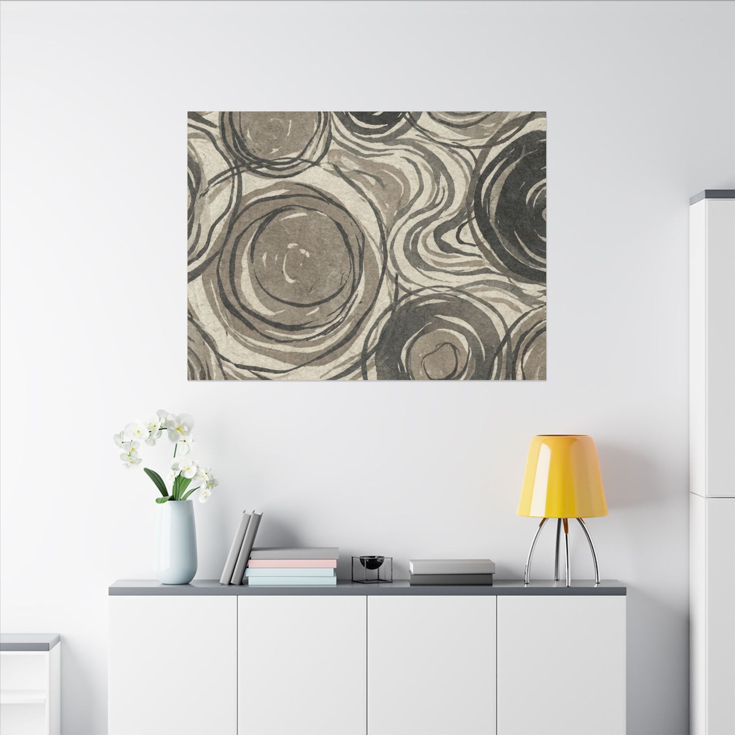 Wabi-sabi Pattern Japandi Japanese Pattern Canvas Art