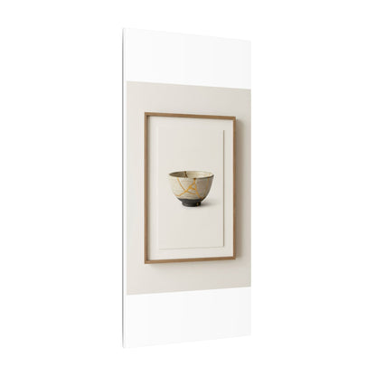 Kintsugi Charcoal Canvas Art
