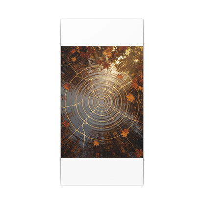 Artful Water Ripple Canvas Art - Gold Vein Kintsugi