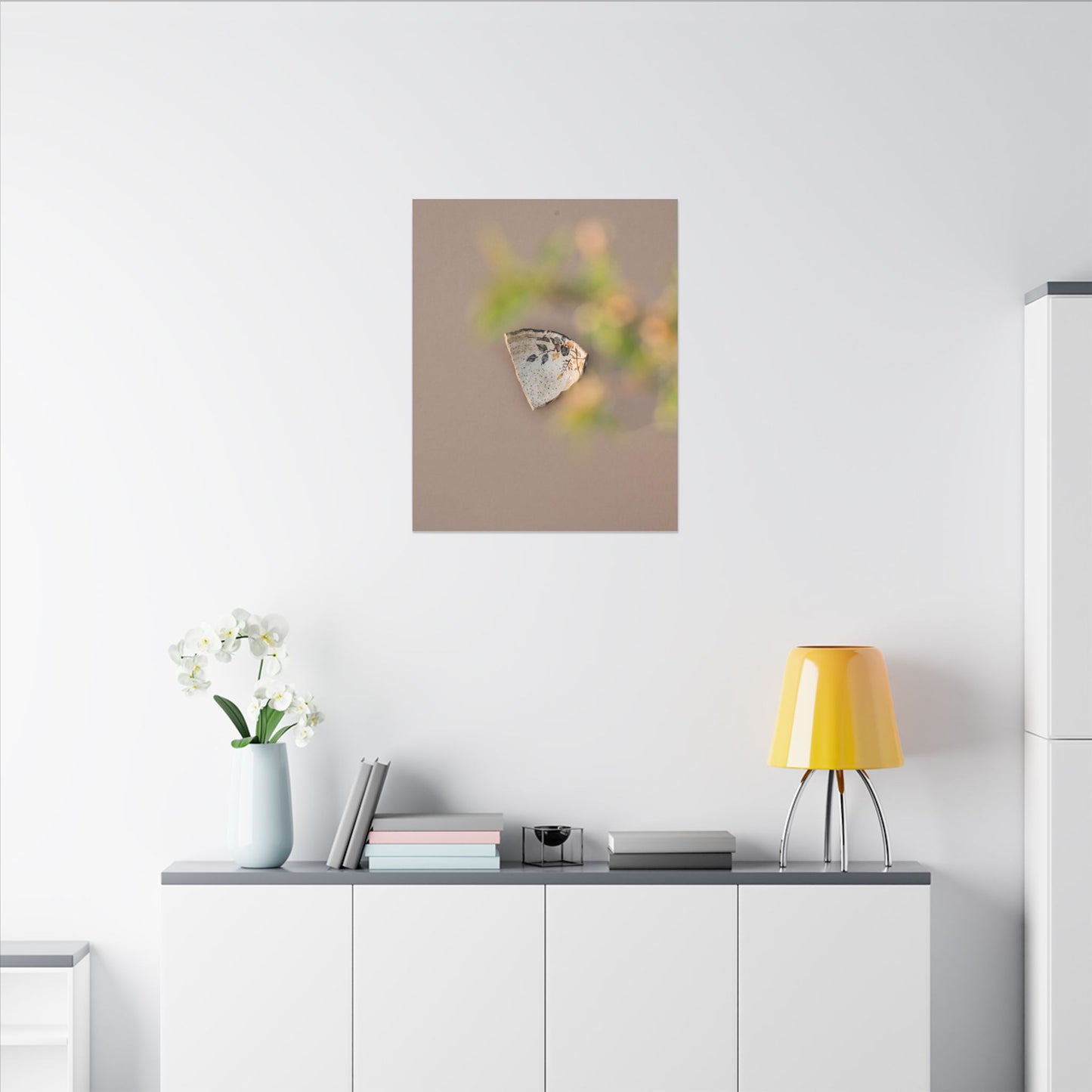 Ceramic Bowl Canvas Art | Spring Japandi Japanese Pattern Art