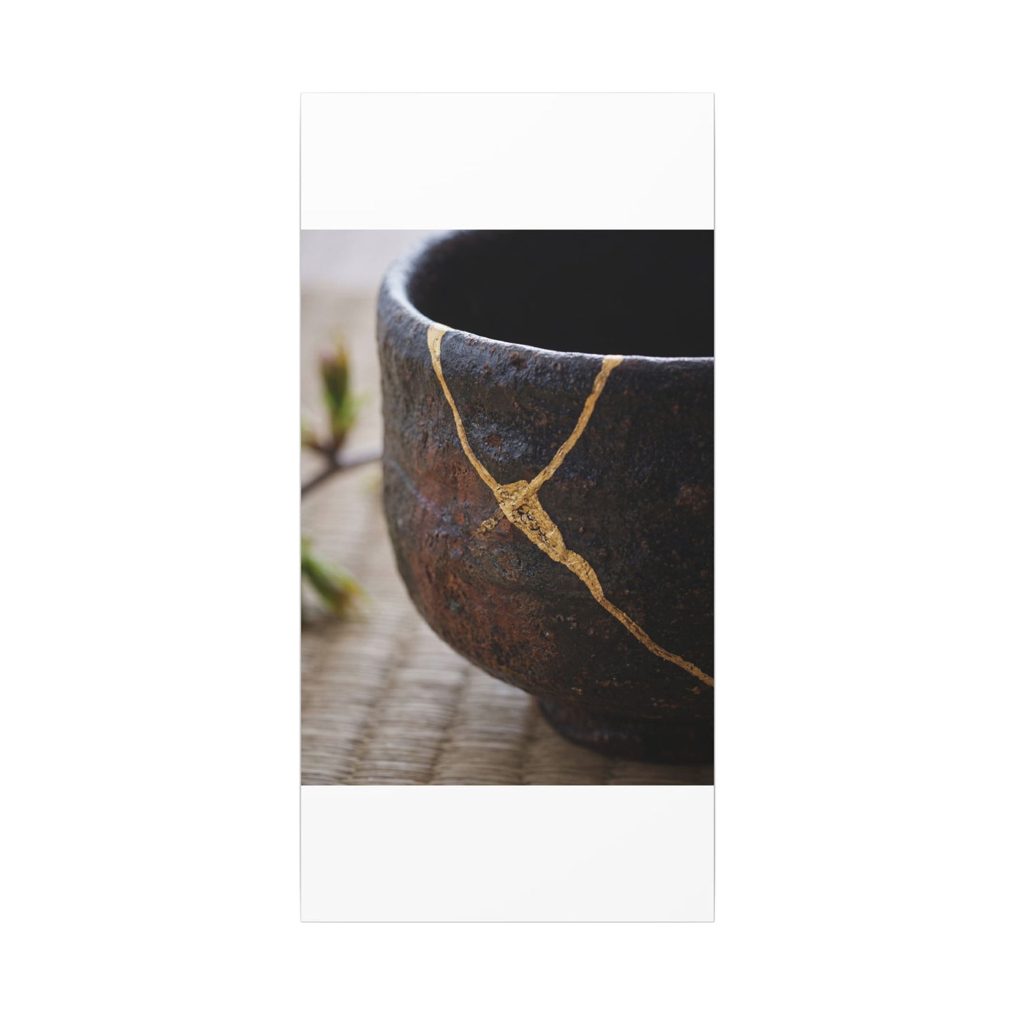 Dawn Tea Ceremony Canvas Art - Kintsugi Mono No Aware