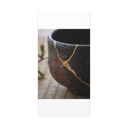Dawn Tea Ceremony Canvas Art - Kintsugi Mono No Aware