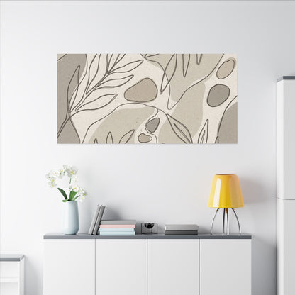 Japandi Minimal Line Canvas Art