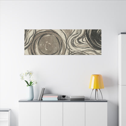 Wabi-sabi Pattern Japandi Japanese Pattern Canvas Art