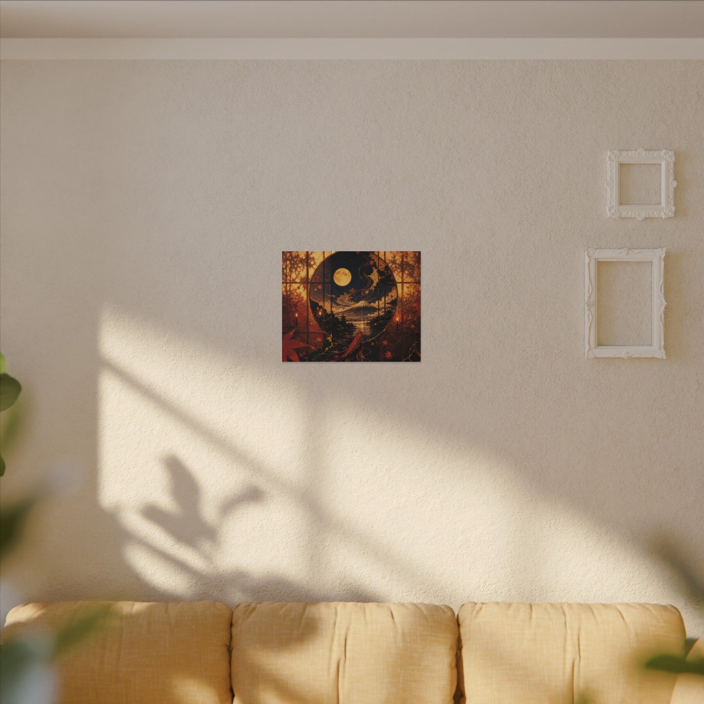 Beautiful Shoji Screen Canvas Art - Gold Vein Kintsugi