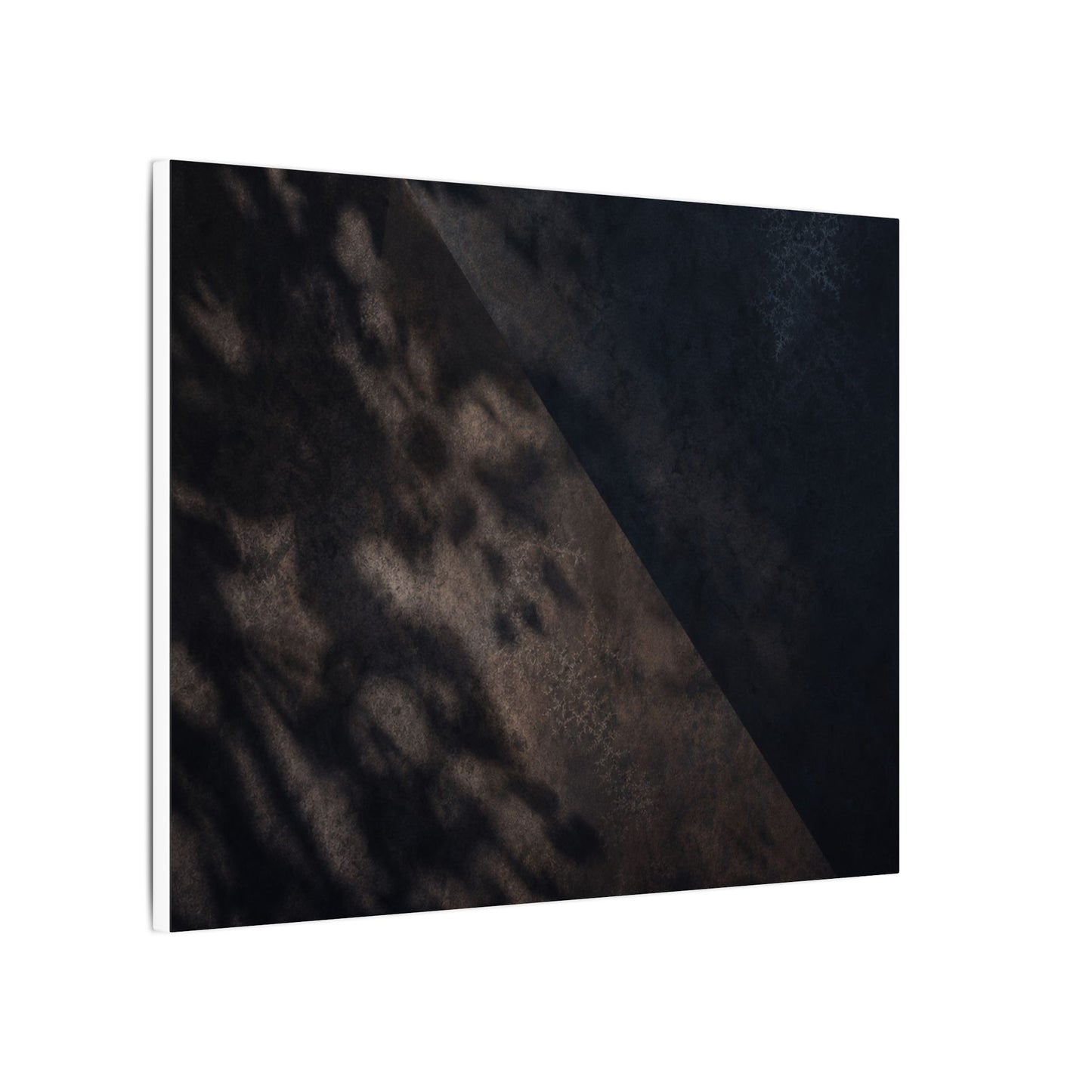Shadow Play Winter Canvas Art | Dark Japandi Moody Design
