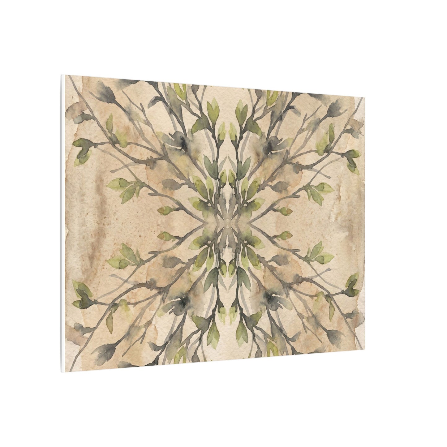 Shibui Shadow Play Canvas Art - Japandi Watercolor