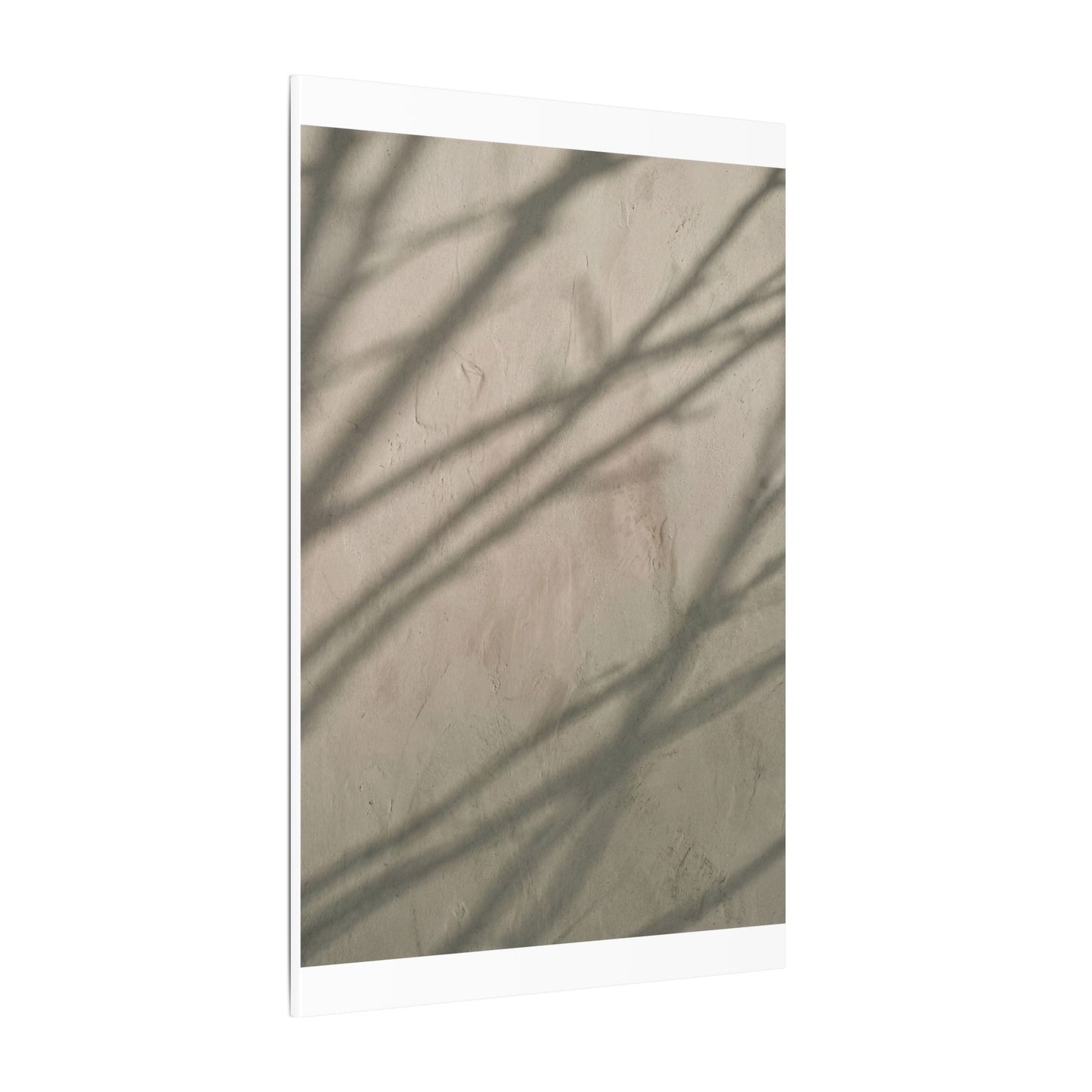 Shadow Play Japanese Pattern Canvas Art | Warm Japandi Art