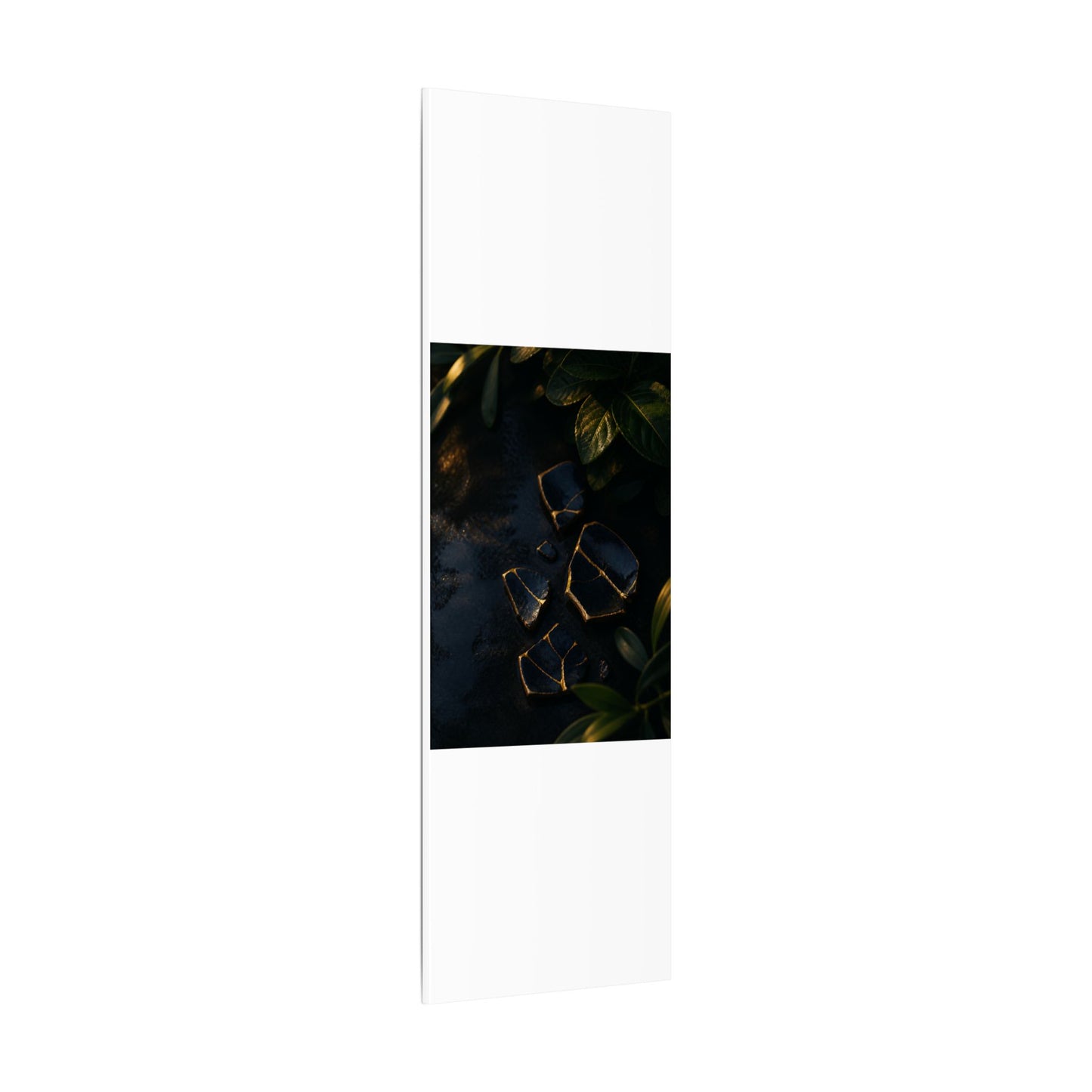 Summer Broken Pottery Moody Minimal Canvas Art | Atmospheric Decor
