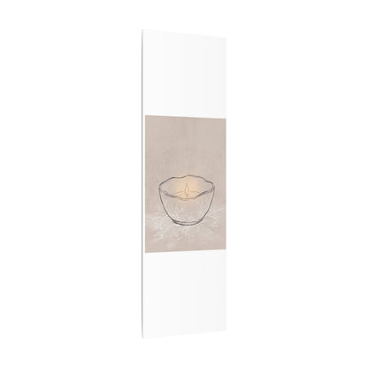 Ceramic Bowl Minimal Line Canvas Art | Neutral Japandi Art