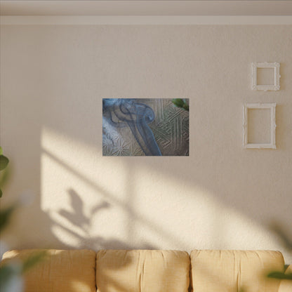 Spring Incense Smoke Japanese Pattern Canvas Art | Neutral Decor