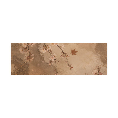 Cherry Blossom Canvas Art | Autumn Japandi Japanese Pattern Art