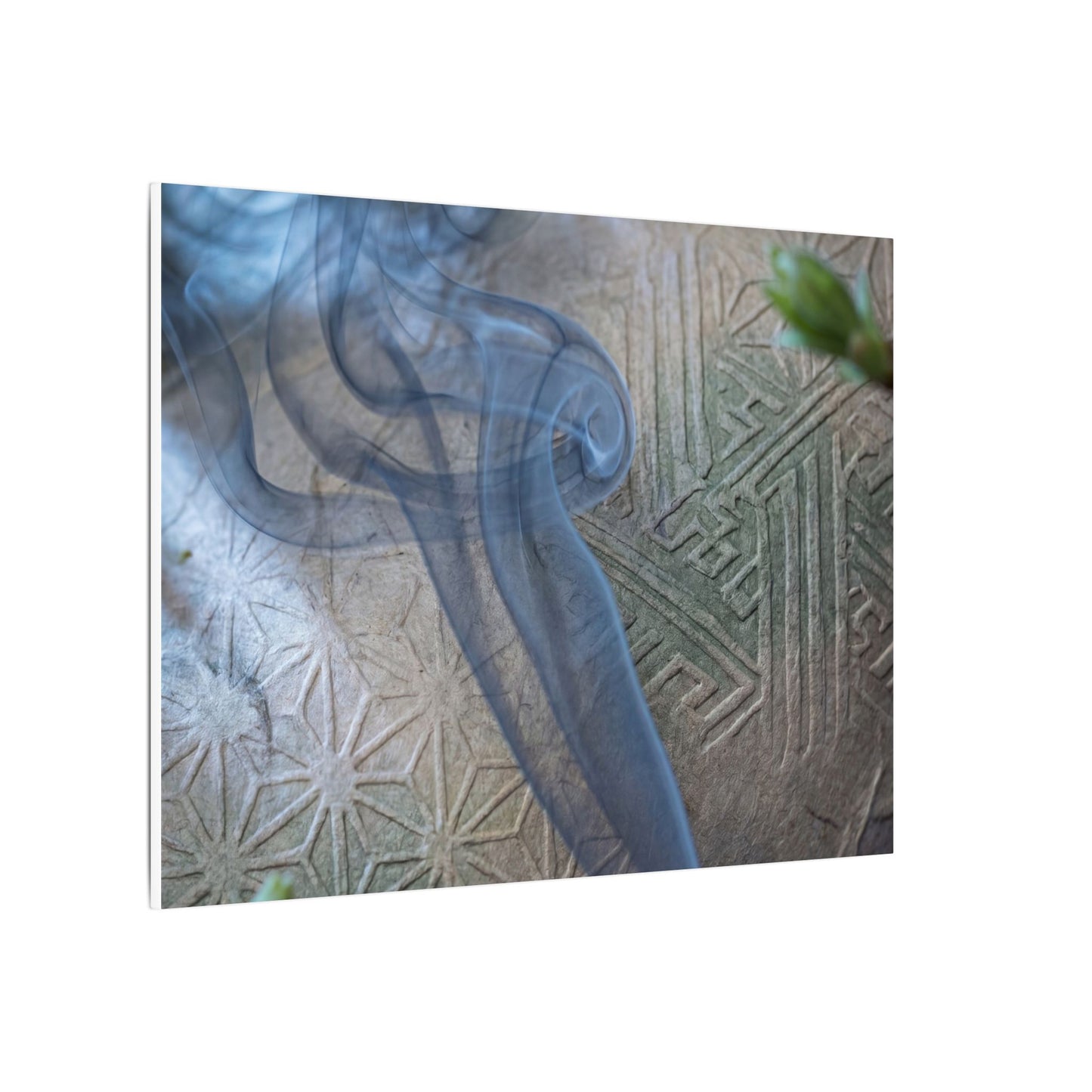 Spring Incense Smoke Japanese Pattern Canvas Art | Neutral Decor