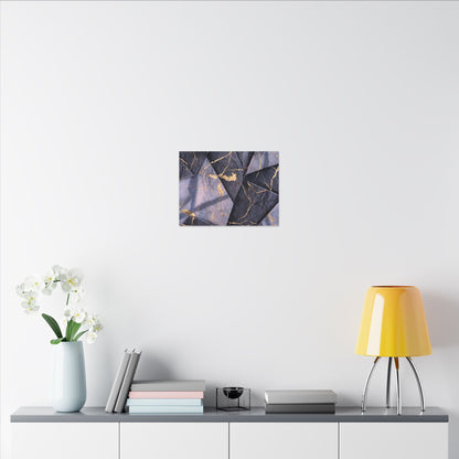 Seijaku Paper Fold Canvas Art - Kintsugi Gold Vein