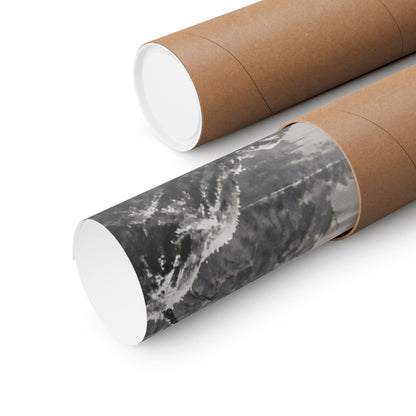 Dappled Incense Smoke Wall Art Print - Zen Seijaku